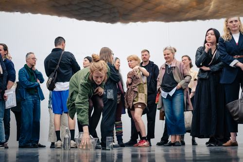 Inauguración.  Amber Ablett-Photo Mathilde Velvin, Kunstnernes Hus