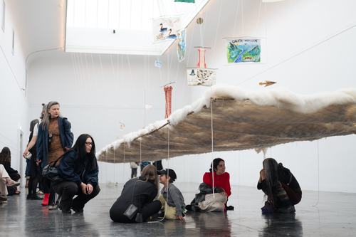 Inauguración.  Amber Ablett-Photo Mathilde Velvin, Kunstnernes Hus