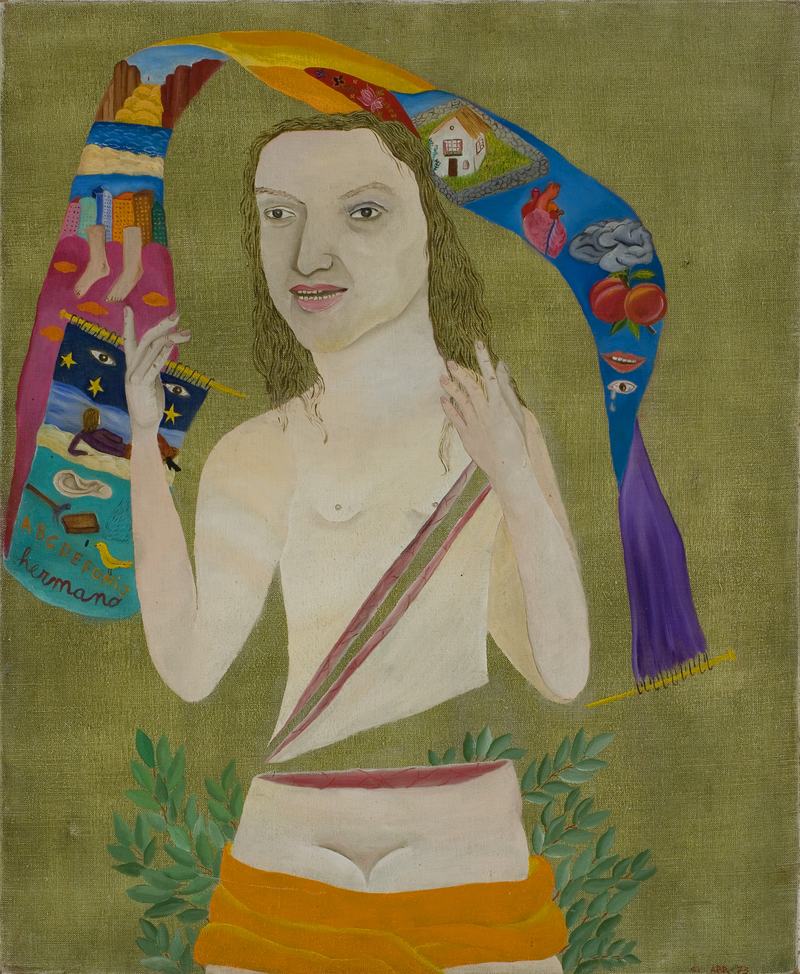 import:Artes Visuales/21-22-23 oil paintings_Gabriela Mistral, Violeta Parra, My mother’s portrait as a poster in Venice streets/Violeta Parra.jpg